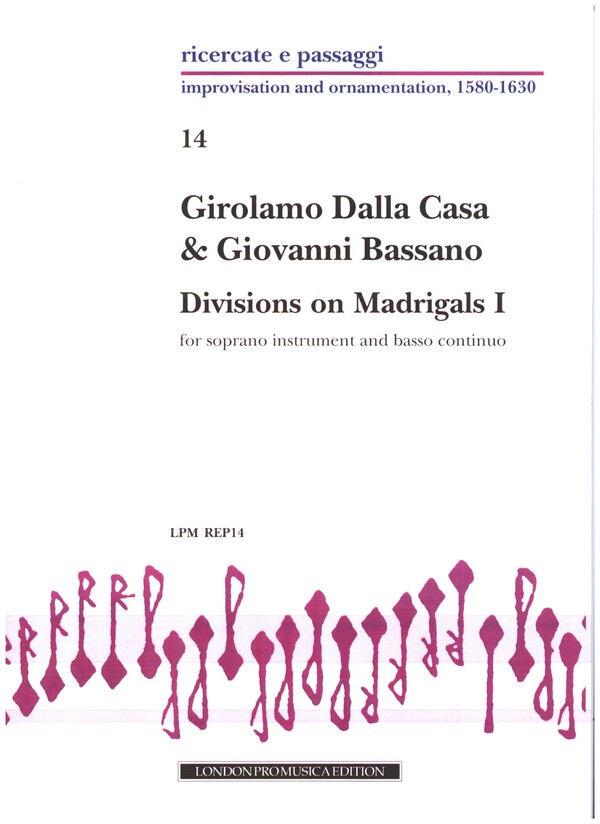 Vorderes Coverbild Divisions on Madrigals vol.1