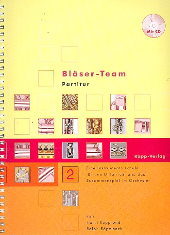 Vorderes Coverbild Bläser-Team Band 2 (+CD) Partitur