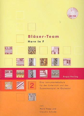 Vorderes Coverbild Bläser-Team Band 2 (+CD) Horn
