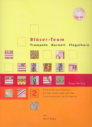 Vorderes Coverbild Bläser-Team Band 2 (+CD) Trompete