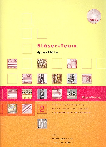 Vorderes Coverbild Bläser-Team Band 2 (+CD) Querflöte
