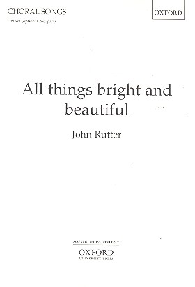 Vorderes Coverbild All Things bright and beautiful