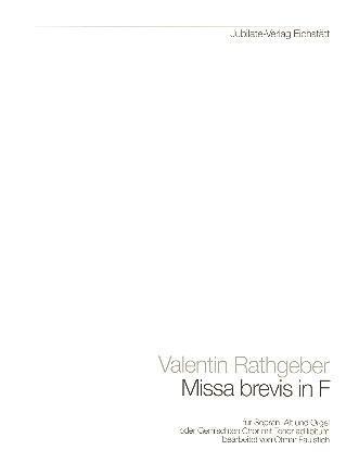 Vorderes Coverbild Missa brevis F-Dur 