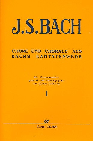 Vorderes Coverbild Chöre und Choräle aus Bachs Kantatenwerk Band 1
