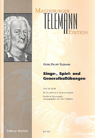 Vorderes Coverbild Singe-, Spiel- und Generalbaßübungen TWV25:39-85