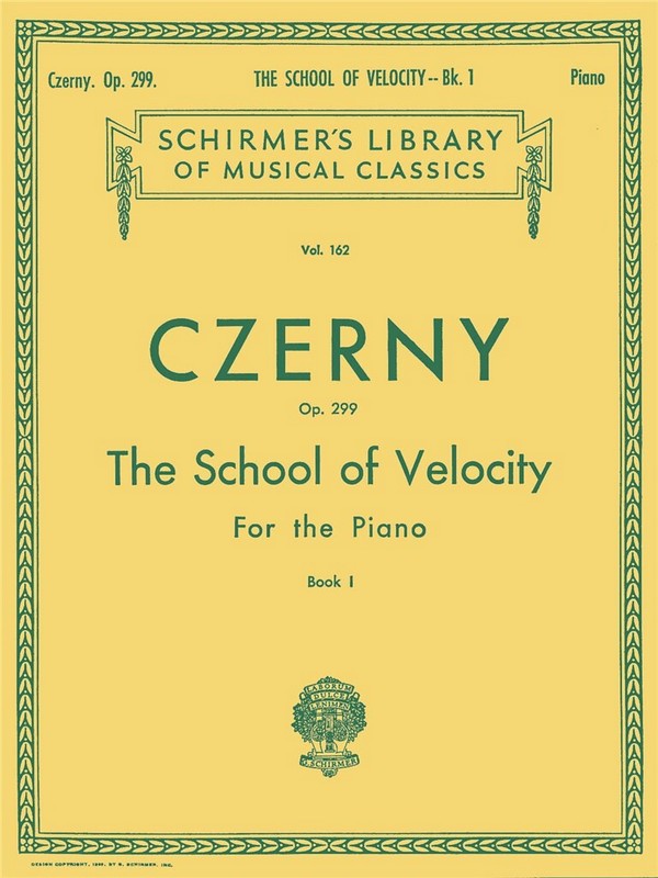 Vorderes Coverbild The School of Velocity op.299 Book 1 