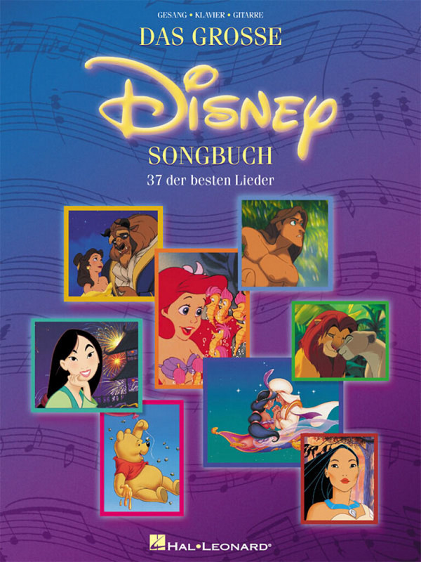 Vorderes Coverbild Das große Disney Songbuch: 37 der besten Lieder