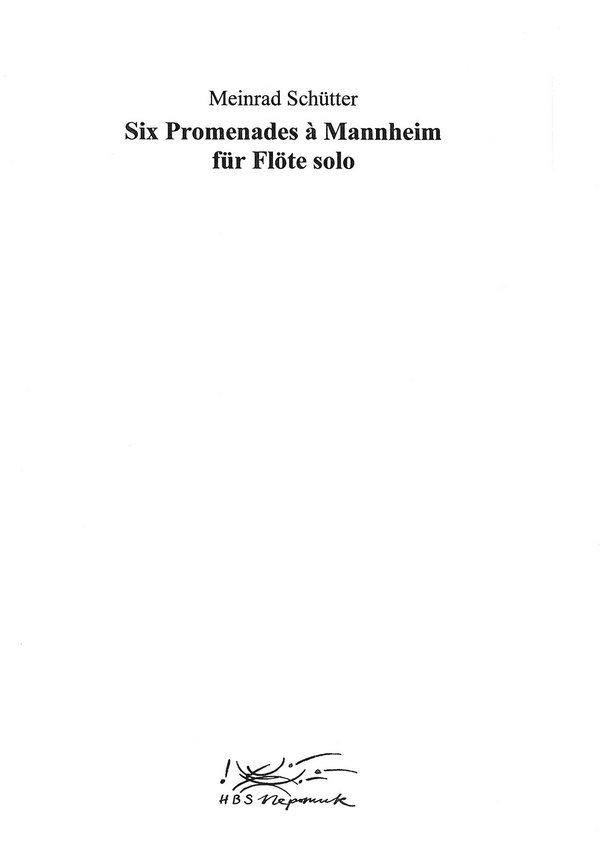 Vorderes Coverbild 6 Promenades a Mannheim