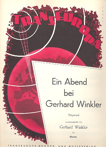 Vorderes Coverbild Ein Abend bei Gerhard Winkler: Potpourri für Gesang und Klavier