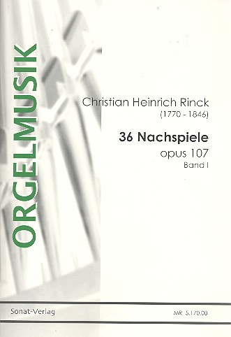 36 Nachspiele op.107 Band 1