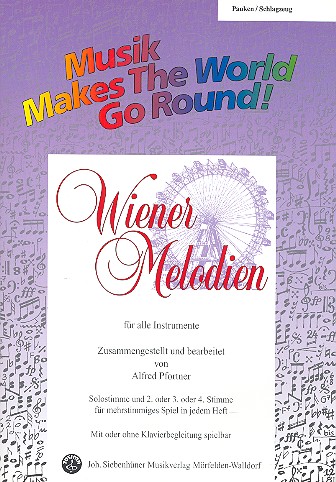 Vorderes Coverbild Wiener Melodien für flexibles Ensemble