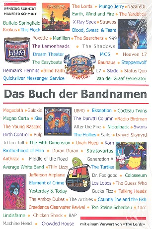 Vorderes Coverbild Das Buch der Bandnamen