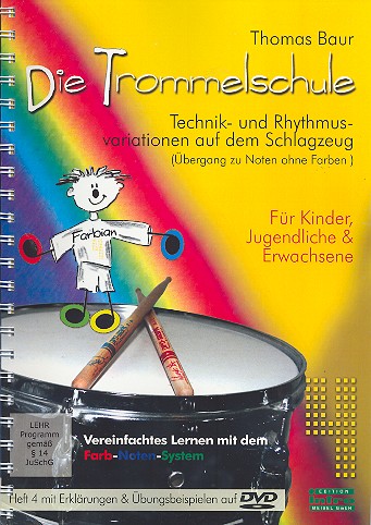 Vorderes Coverbild Die Trommelschule Band 4 (+DVD-Video)