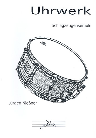 Vorderes Coverbild Uhrwerk für Schlagzeug-Ensemble