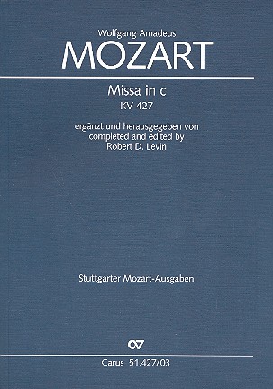 Vorderes Coverbild Missa c-Moll KV427