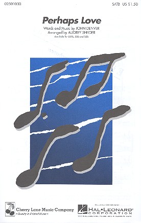 Vorderes Coverbild Perhaps love for mixed chorus accompanied