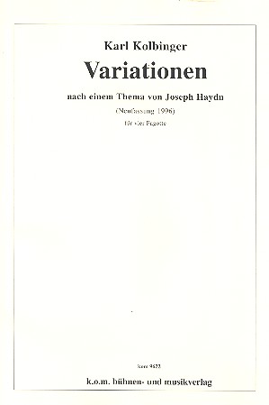 Vorderes Coverbild Variationen nach Joseph Haydn 