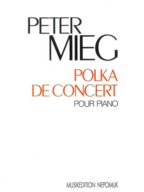 Vorderes Coverbild Polka de concert pour