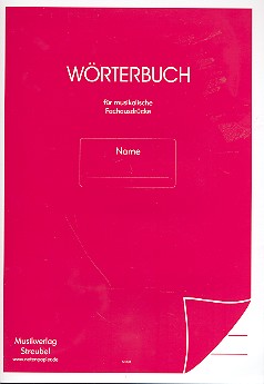 Vorderes Coverbild Wörterbuch für musikalische Fachausdrücke