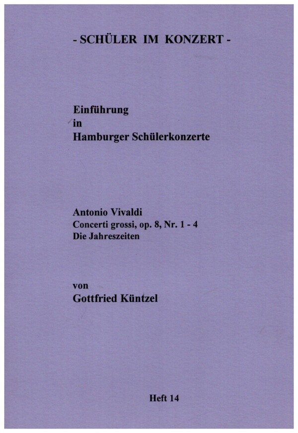 Vorderes Coverbild Concerti grossi op.8 Nr.1-4 Einführung
