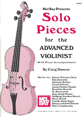 Vorderes Coverbild Solo pieces for the advanced violinist