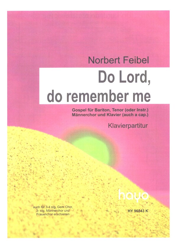 Vorderes Coverbild Do Lord do remeber me