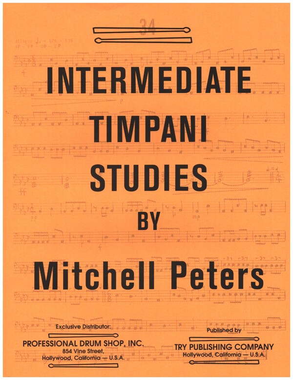 Vorderes Coverbild Intermediate Timpani Studies