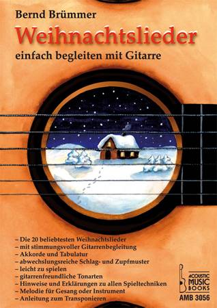 Vorderes Coverbild Weihnachtslieder einfach begleiten mit der Gitarre