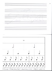 Vorderes Coverbild Notenblock - zu Taktvoll oder separat
