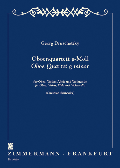 Vorderes Coverbild Oboenquartett g-Moll