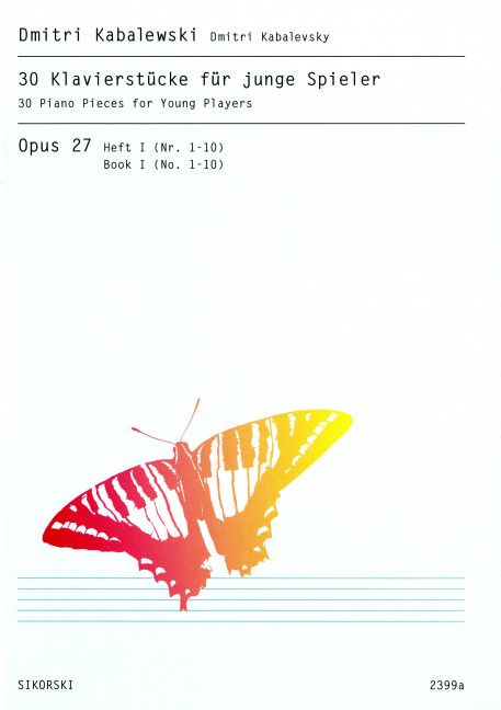 30 Klavierstücke für junge Klavierspieler op.27 Band 1 (Nr.1-10)