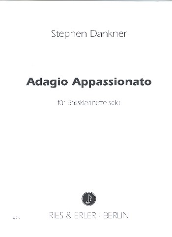 Vorderes Coverbild Adagio Appassionato für Bassklarinette