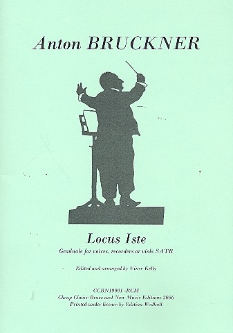 Vorderes Coverbild Locus iste for SATB voices (recorder/viols)