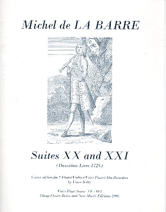 Vorderes Coverbild Suites 20 and 21 for 2 flutes (violins/