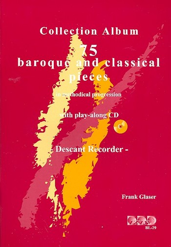 75 baroque and classical pieces (+CD)