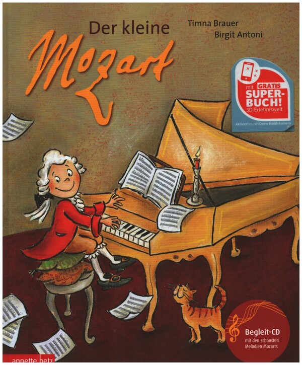 Vorderes Coverbild Der kleine Mozart (+CD)
