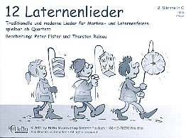 Vorderes Coverbild 12 Laternenlieder für 4-stimmiges