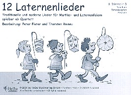 Vorderes Coverbild 12 Laternenlieder für 4-stimmiges