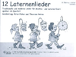 Vorderes Coverbild 12 Laternenlieder für 4-stimmiges