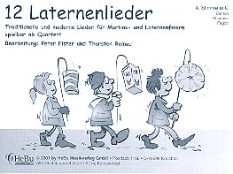 Vorderes Coverbild 12 Laternenlieder für 4-stimmiges