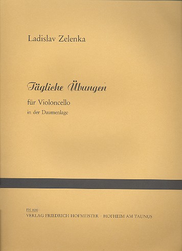 Vorderes Coverbild Tägliche Übungen für Violoncello