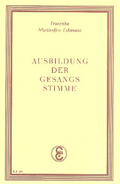 Vorderes Coverbild Ausbildung der Gesangsstimme