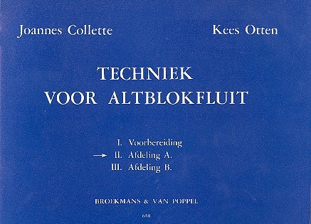 Techniek voor altblokfluit vol.2