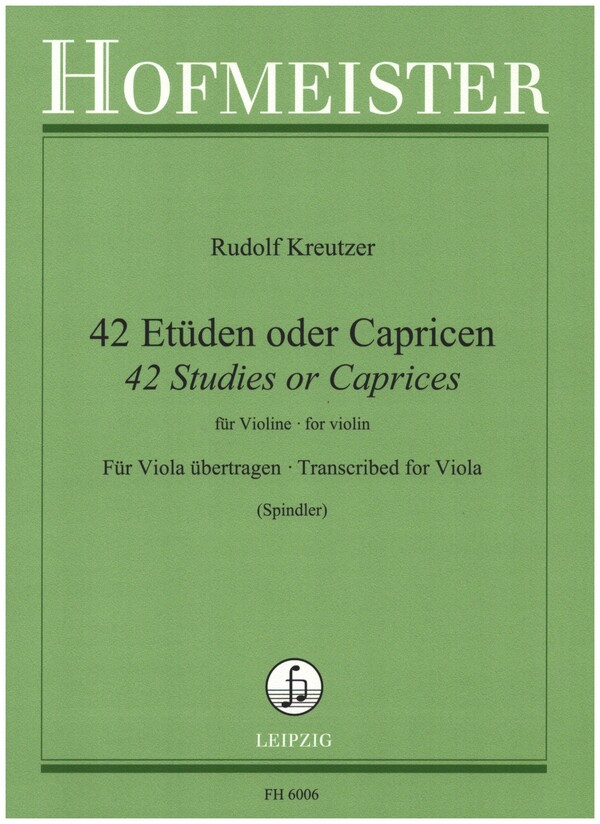 Vorderes Coverbild 42 Etüden oder Capricen 
