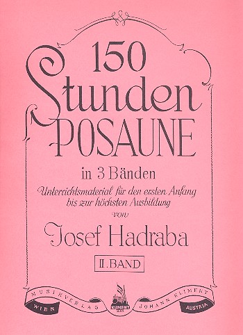 Vorderes Coverbild 150 Stunden Posaune Band 2