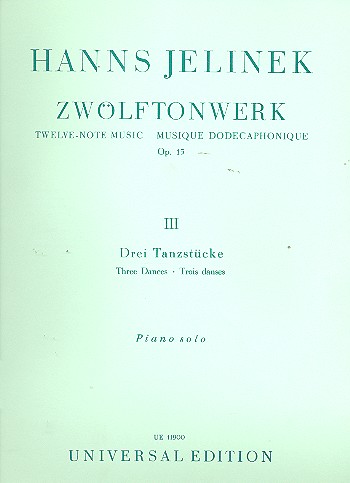 Vorderes Coverbild ZWOELFTONWERK OP.15 BAND 3