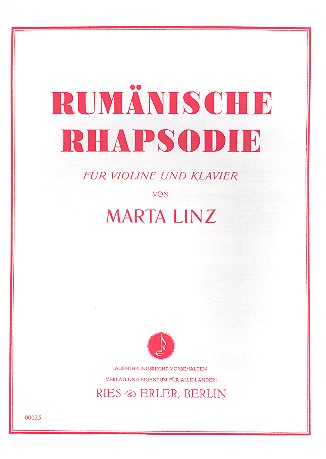 Vorderes Coverbild Rumänische Rhapsodie