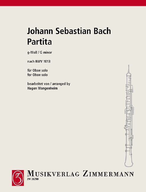 Vorderes Coverbild Partita g-Moll BWV1013