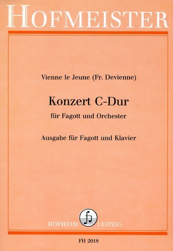 Vorderes Coverbild Konzert C-Dur 