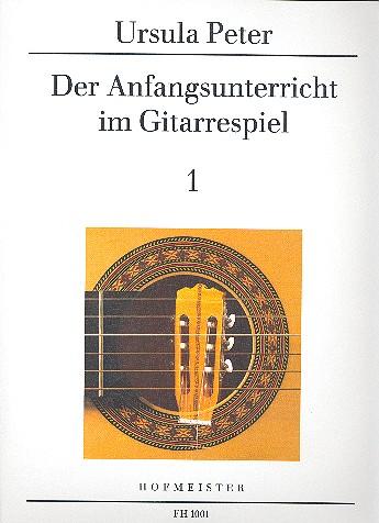 Vorderes Coverbild Der Anfangsunterricht im Gitarrenspiel Band 1